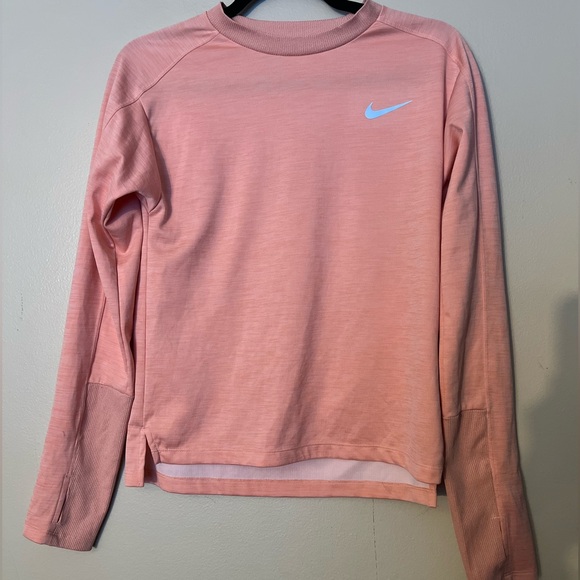 Nike Tops - Nike Peach Long Sleeve Sweatshirt